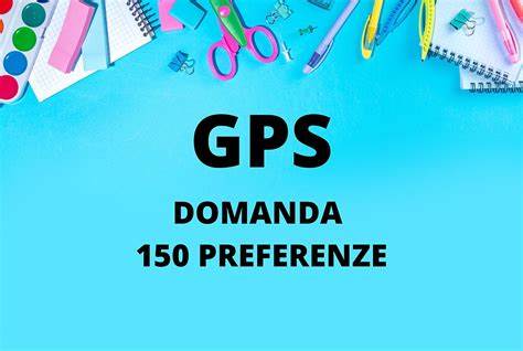 GPS: SCELTA 150 PREFERENZE